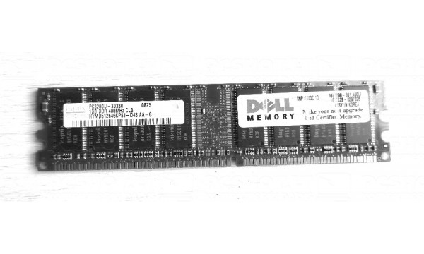 Operatyvioji Atmintis ( RAM ) 1GB 2Rx8 PC-3200U